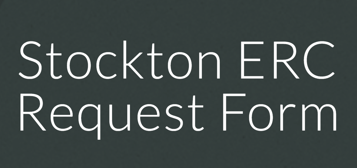 City of Stockton ERC Meeting Request Form